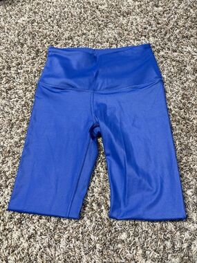 VSX Victoria Secret Purple Shiny Leggings Size XS